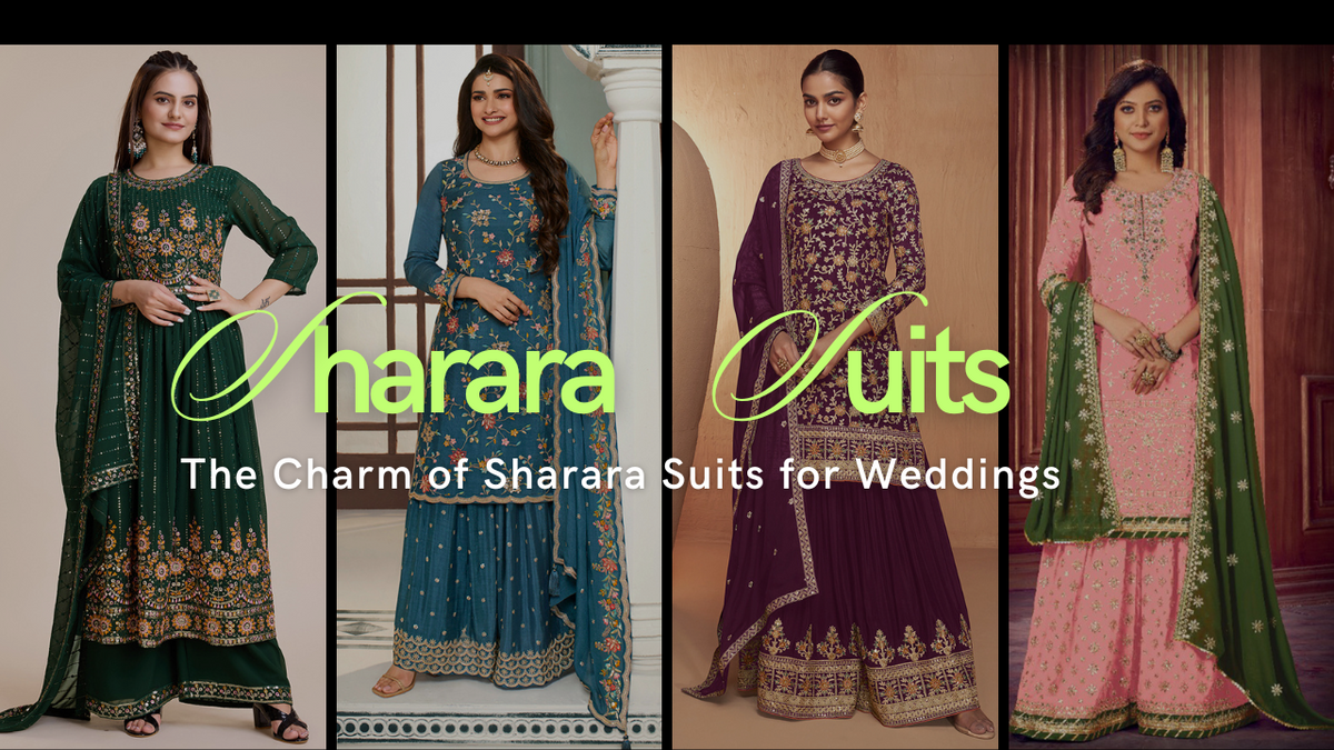 The Charm of Sharara Suits for Weddings