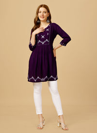 Purple-Rayon