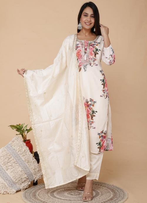 Off White Malmal Cotton Suit L (40)