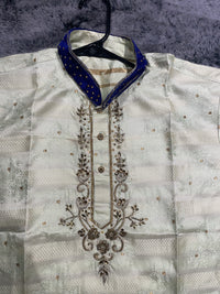 Green Silk Kurta