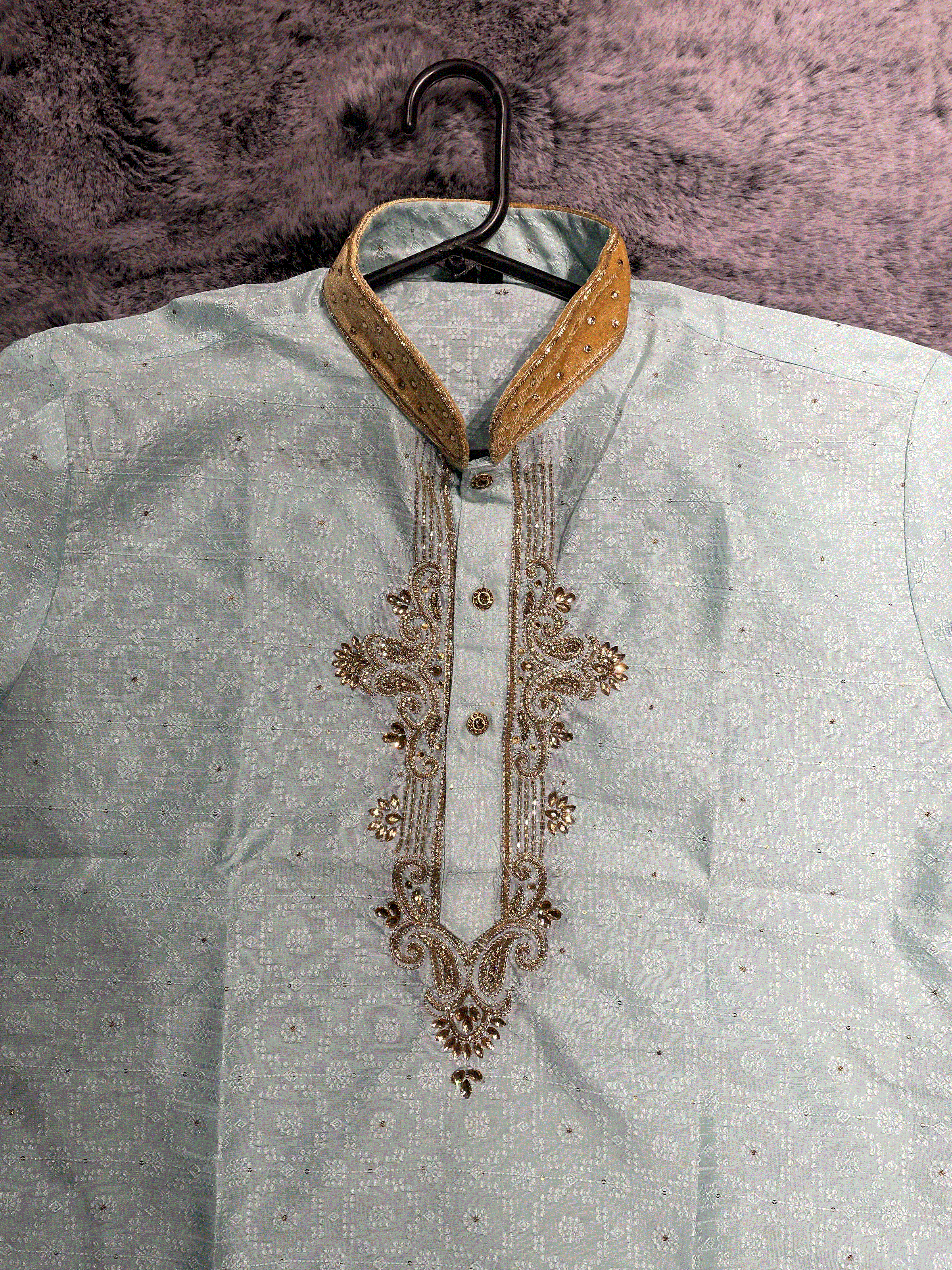 Blue Short Kurta