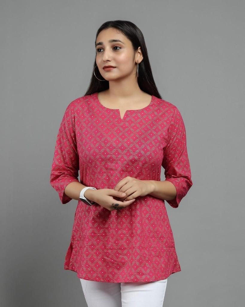 Hot Pink Cotton Top