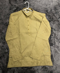 Gold Silk Kurta