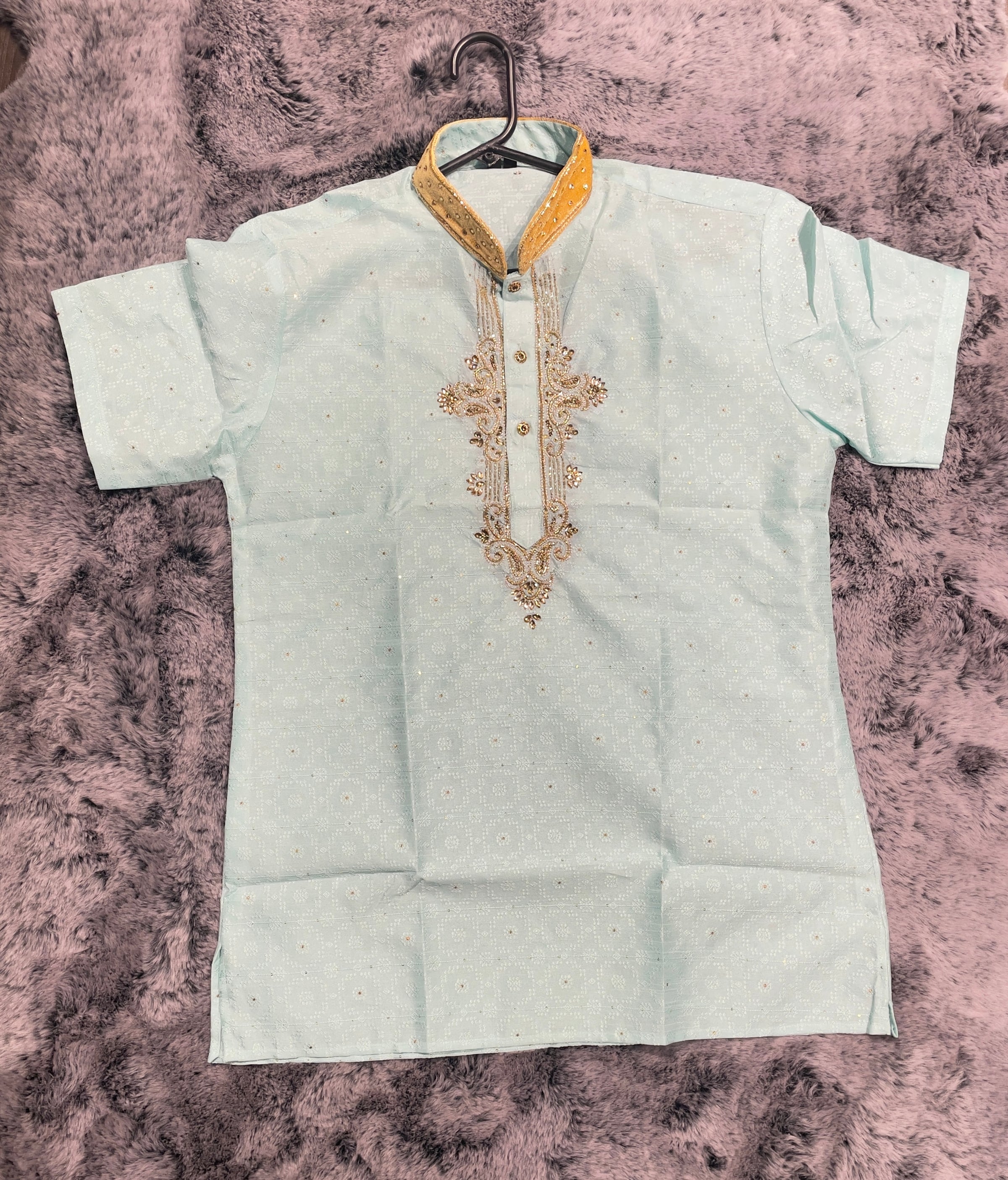 Blue Short Kurta