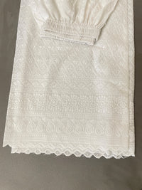 Cotton Chikankari Palazzo Pants