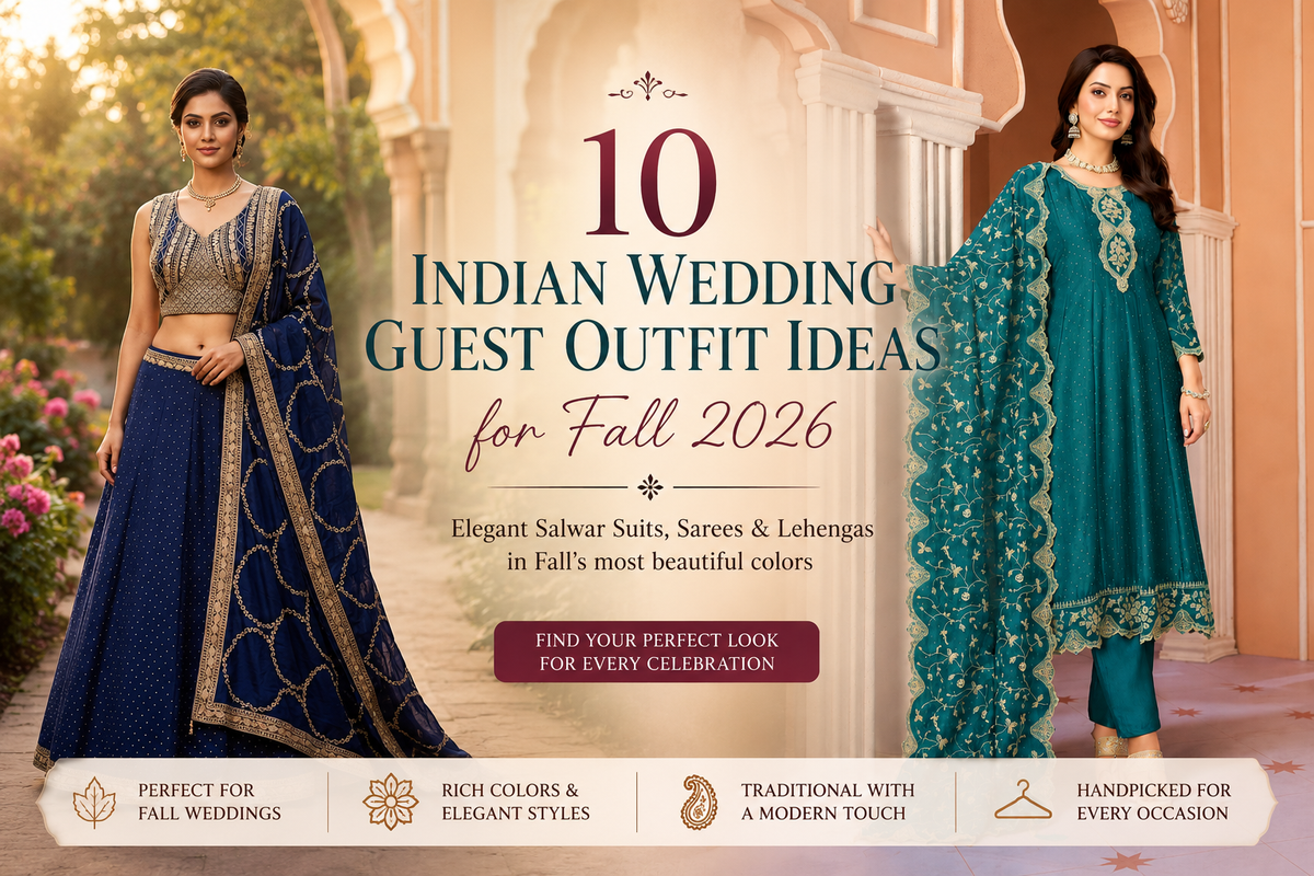 10 Indian Wedding Guest Outfit Ideas for Fall 2026