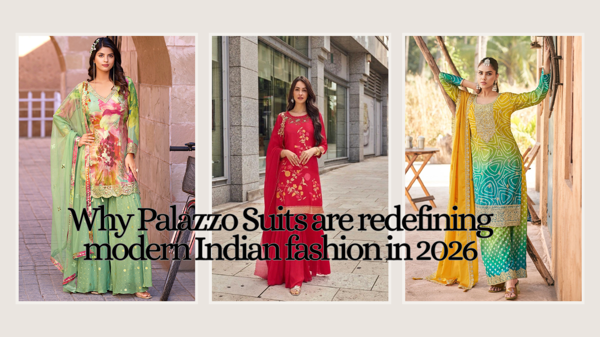 Why Palazzo Suits Are Redefining Modern Indian Fashion in 2026