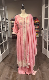 Pink Silk Palazzo