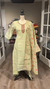 Pista Green Silk Salwar