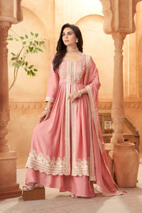 Pink Silk Palazzo