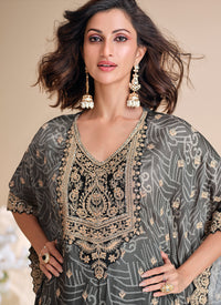 Crepe Silk Kaftan