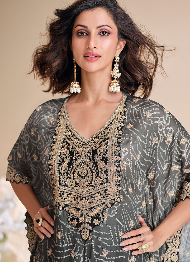 Crepe Silk Kaftan