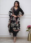 Black Floral Embroidered Salwar