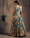 Aqua Blue Georgette Lehenga