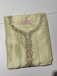 Pastel Green Silk Salwar Suit