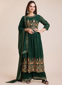 Green Georgette Salwar Suit