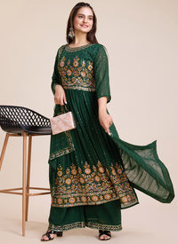 Green Georgette Salwar Suit