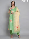 Lime Green Linen Salwar