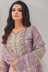 Lavender Organza Chiffon Salwar