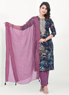 Multi-Colored Modal Printed Salwar