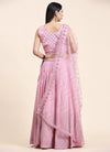 Pink Georgette Festival Wear