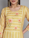 Yellow Linen Salwar Suit