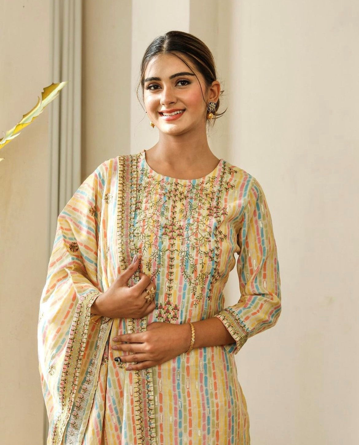 Multi-colored Salwar