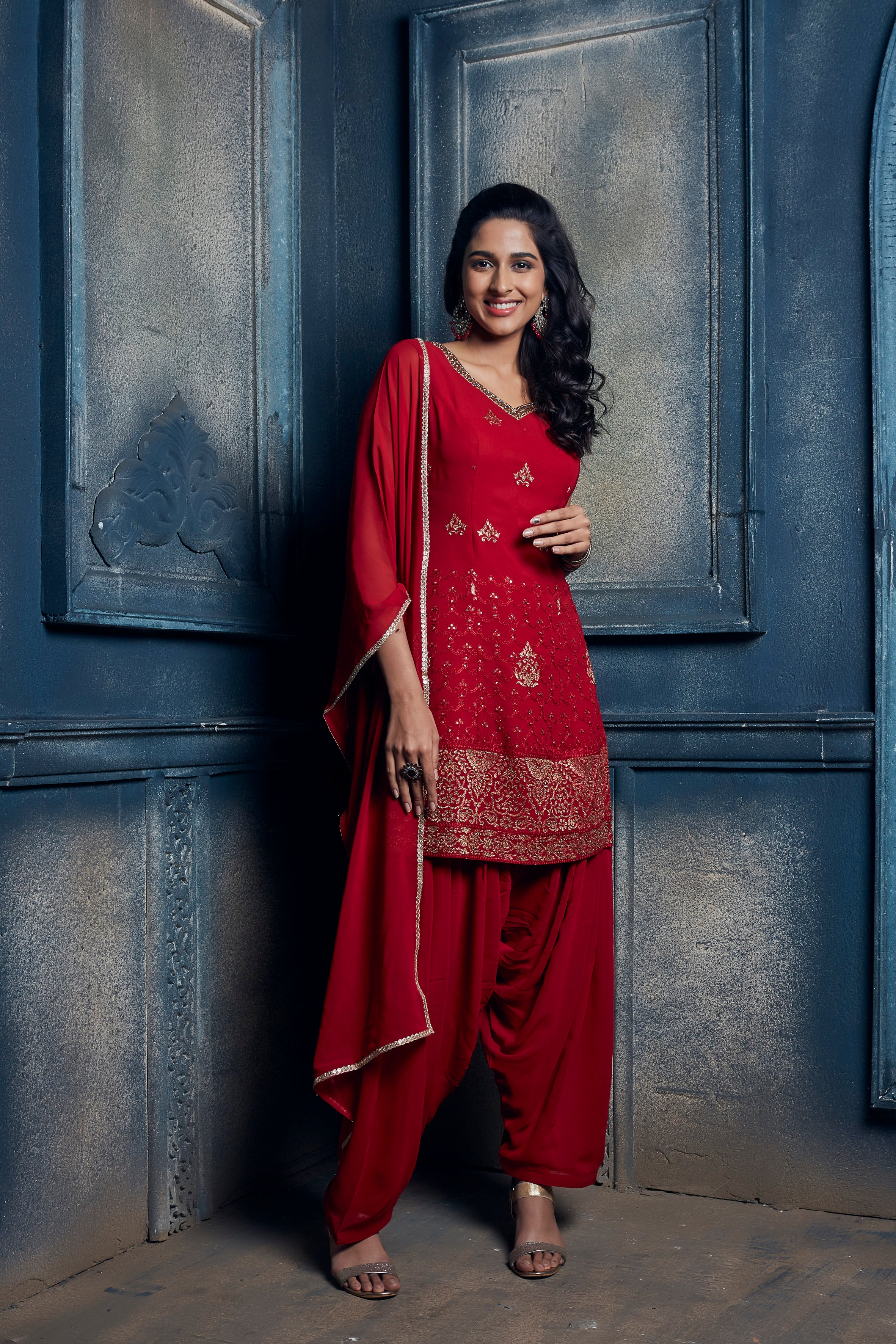 red patiala dress New Arrival Red Patiala Salwar Suits Online