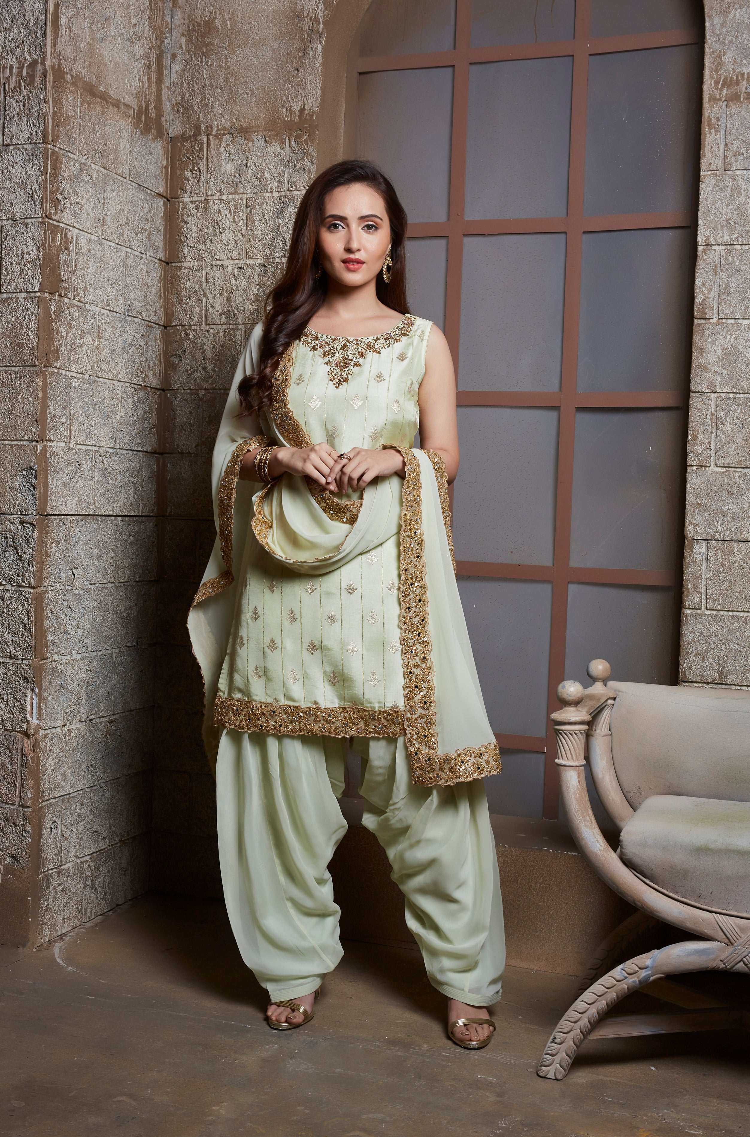 Pranjul 2618 Readymade Cotton Printed Patiyala Suit – Shopin Di Apparels