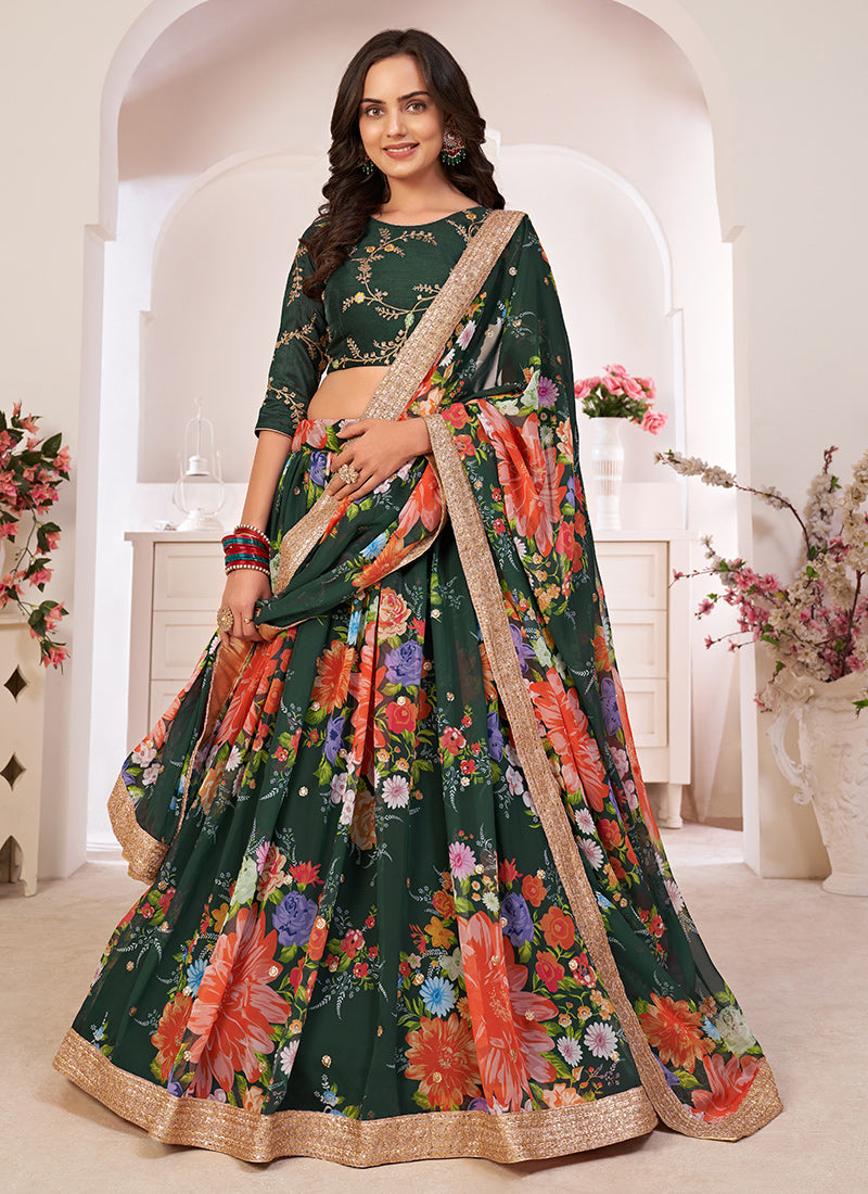 Digital Print Lehenga