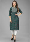 Cotton Embroidery Kurti