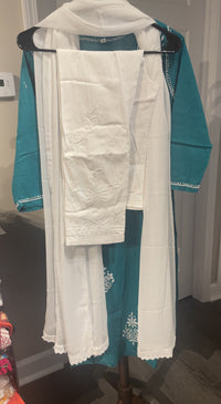 Cotton Lucknowi Salwar Suit