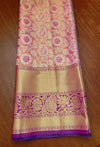 Onion Pink and Purple Tissue Silk Saree