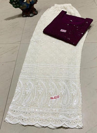 Cambric Cotton Chikankari Kurti