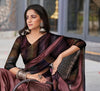 Dusty Rose Chiffon Saree